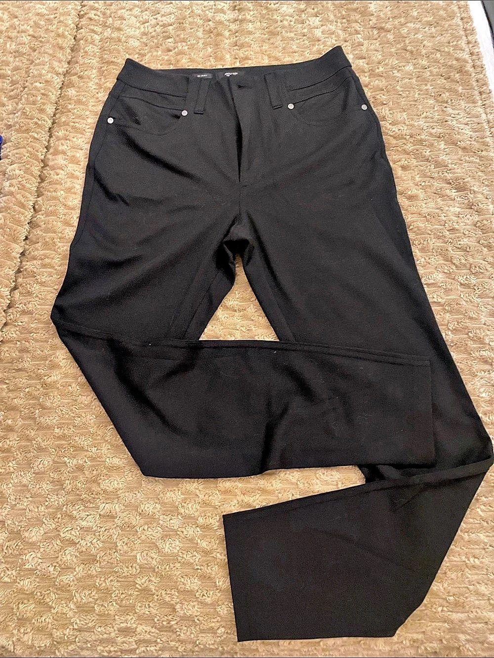 Simply Vera Wang Skinny Black Pants Size Medium